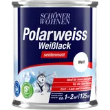 125ml Schöner Wohnen Polarweiss Weisslack seidenmatt, Weiß