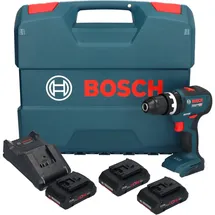 Bosch GSB 18V-55 Professional inkl. 3 x 4 Ah + L-Case 0615A5002V