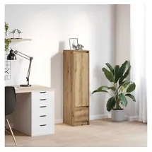 vidaXL Highboard 29,5 x 119,5 x 34 cm Artisan Eiche / Beige