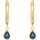 Amor Creolen 2034293 blau Edelstahl mit Zirkonia