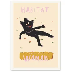 The Poster Club - Habitat von Das Rotes Rabbit, 30 x 40 cm