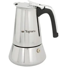 Tognana Riflex Espressokocher 2 Tassen Silber