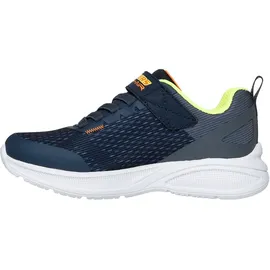 SKECHERS Microspec Max Advance Kinder Blau/Gelb 35