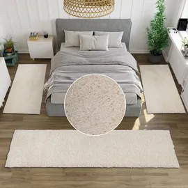 OTTO home Bettumrandung OTTO HOME "Viva" Gr. 14, beige (creme), H:45mm, Obermaterial: 100% Polypropylen, Bettumrandungen, Bettvorleger, Läufer-Set, Uni-Farben, einfarbig, besonders kuschelig