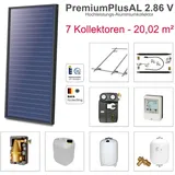 solarbayer� Solarbayer PremiumPlusAL Solarpaket 7 Ziegel Bruttofläche 20,02 m2 vertikal