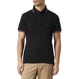 Tommy Hilfiger Poloshirt 1985 RWB TIPPED SLIM Polo Gr. XXL, Black, , 58496727-XXL