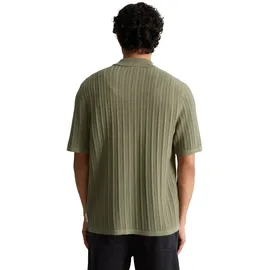 Marc O'Polo Strickjacke mit Lochstruktur Grün XXL