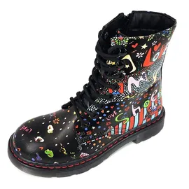 Dockers by Gerli Schnürboots schwarz