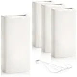 COM-FOUR com-four® 4x Luftbefeuchter Heizung - Heizkörper Luftbefeuchter - Aufhängung innen - Heizung Wasserverdunster aus Keramik (weiß - innen Aufhängung)