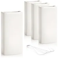 COM-FOUR com-four® 4x Luftbefeuchter Heizung - Heizkörper Luftbefeuchter - Aufhängung innen - Heizung Wasserverdunster aus Keramik (weiß - innen Aufhängung)