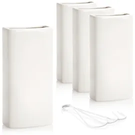 COM-FOUR com-four® 4x Luftbefeuchter Heizung - Heizkörper Luftbefeuchter - Aufhängung innen - Heizung Wasserverdunster aus Keramik (weiß - innen Aufhängung)