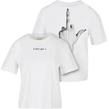 miss tee I Don't Give A Tee weiß L