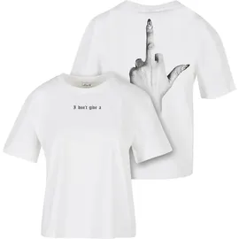 miss tee I Don't Give A Tee weiß L