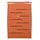 vidaXL Mülltonnenbox für 3 Tonnen 207 x 77,5 x 115 cm orange