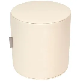 Windrose Schmuckschatulle Merino Moda Round Jewelry Case Cream