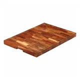 vidaXL Schneidebrett 60 x 42 x 4 cm Holz 1-tlg. Braun