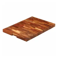 vidaXL Schneidebrett 60 x 42 x 4 cm Holz 1-tlg. Braun