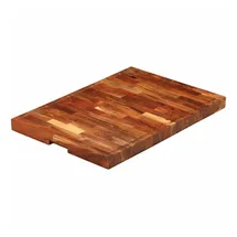 vidaXL Schneidebrett 60 x 42 x 4 cm Holz 1-tlg. Braun