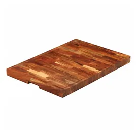 vidaXL Schneidebrett 60 x 42 x 4 cm Holz 1-tlg. Braun