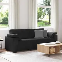 vidaXL 3-sitzer-sofa Schwarz 178 cm Samt, vidaXL