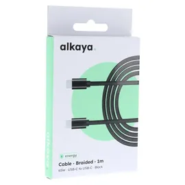 Alkaya USB-C 1,0 m Schwarz