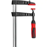 BESSEY Temperguss-Schraubzwinge TG40-2K, Spannweite 400 mm Ausladung 175 mm, Stabile Hohlprofilschiene mit Riffelung, Gewicht 2,70 kg