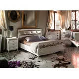 Design Schlafzimmer Möbel Doppelbett Massivholz  Vaccari cav giovanni Möbel Neu