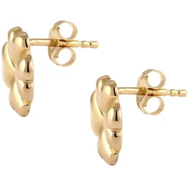 Elli Ohrstecker Kleeblatt 925 Sterling Silber gold Gr.: onesize
