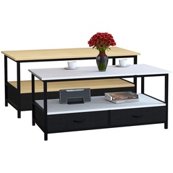 VCM Holz Sofatisch Couchtisch Wohnzimmertisch Beistelltisch Ablage Flonila