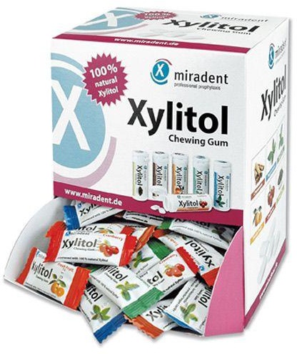 Miradent Xylitol Schüttverpackung Sortiert 200 ST