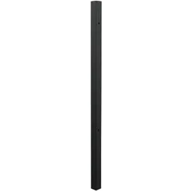 GAH Alberts Zaunpfahl 60 x 170 cm Schwarz/Aluminium