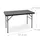 Relaxdays Bastian Klapptisch 122 x 61,5 x 74 cm schwarz