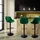 ML-Design Barhocker 62-82 cm Grün 2er Set