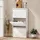 Homcom Schuhkipper 55 x 105,5 x 15 cm 3 Klappen / weiß