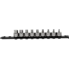KS Tools 3/8 Bit-Stecknuss-Satz Innensechskant, kurz, 9-tlg, 4-14 mm