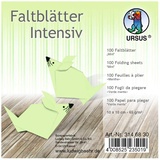 Ursus - Ursus Faltblätter intensiv, Uni 10x10cm VE=100 Blatt, mint