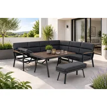Gardissimo Nara Oak Loungeset grau