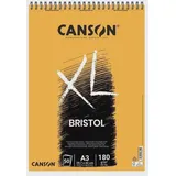 Canson Spiralalbum 29,7x42 50H XL Bristol extra glatt 180g, weiß, A3