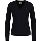 GANT Damen Cable-Strickpullover - Blau L