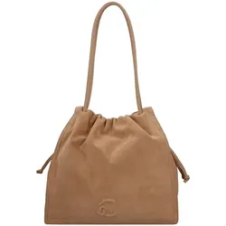Coccinelle Dulse Schultertasche Leder 37 cm  braun