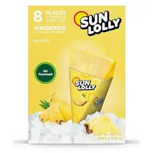 SPECIALS Sun Lolly Ananas Wassereis 8x60ml zum Selbsteinfrieren Packung 480ml