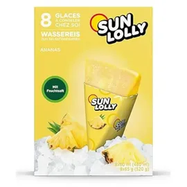 SPECIALS Sun Lolly Ananas Wassereis 8x60ml zum Selbsteinfrieren Packung 480ml