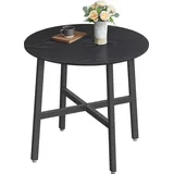 VASAGLE Esstisch klein, runder Küchentisch, für Wohnzimmer, Büro, 80 x 75 cm (Ø x H),