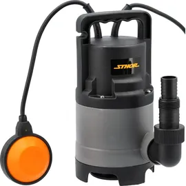 STHOR Schmutzwasser-Tauchpumpe 400W 8000 l/h mit Schwimmschalter