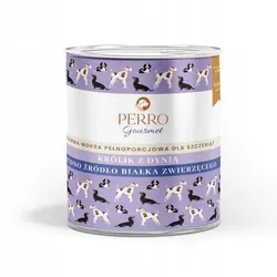 PERRO Kaninchen mit Kürbis Welpenfutter 800g Mono-Protein Welpenfutter