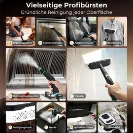 bordrise Handdampfreiniger 2500W schwarz