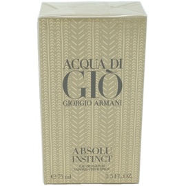 Giorgio Armani Acqua di Gio Absolu Instinct Eau de Parfum 75 ml