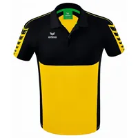 Erima Six Wings Poloshirt gelb/schwarz 3XL