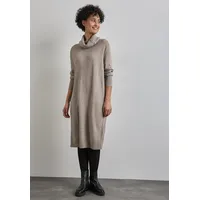 STREET ONE Damen A144234 Feinstrickkleid mit Stehkragen