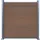 Tetzner & Jentzsch WPC-Steckzaun-Set 179 x 180 cm Teak